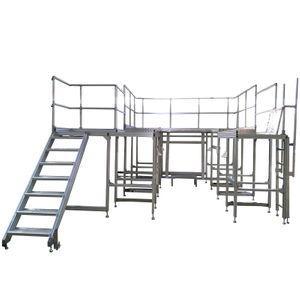 rampe d'escalier en aluminium chariot en aluminium escabeau escaliers en profilé d'aluminium